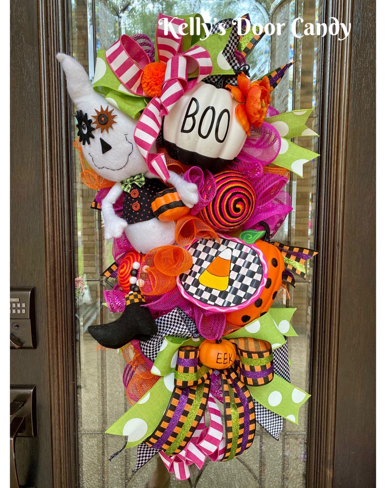 Halloween Ghost Wreath