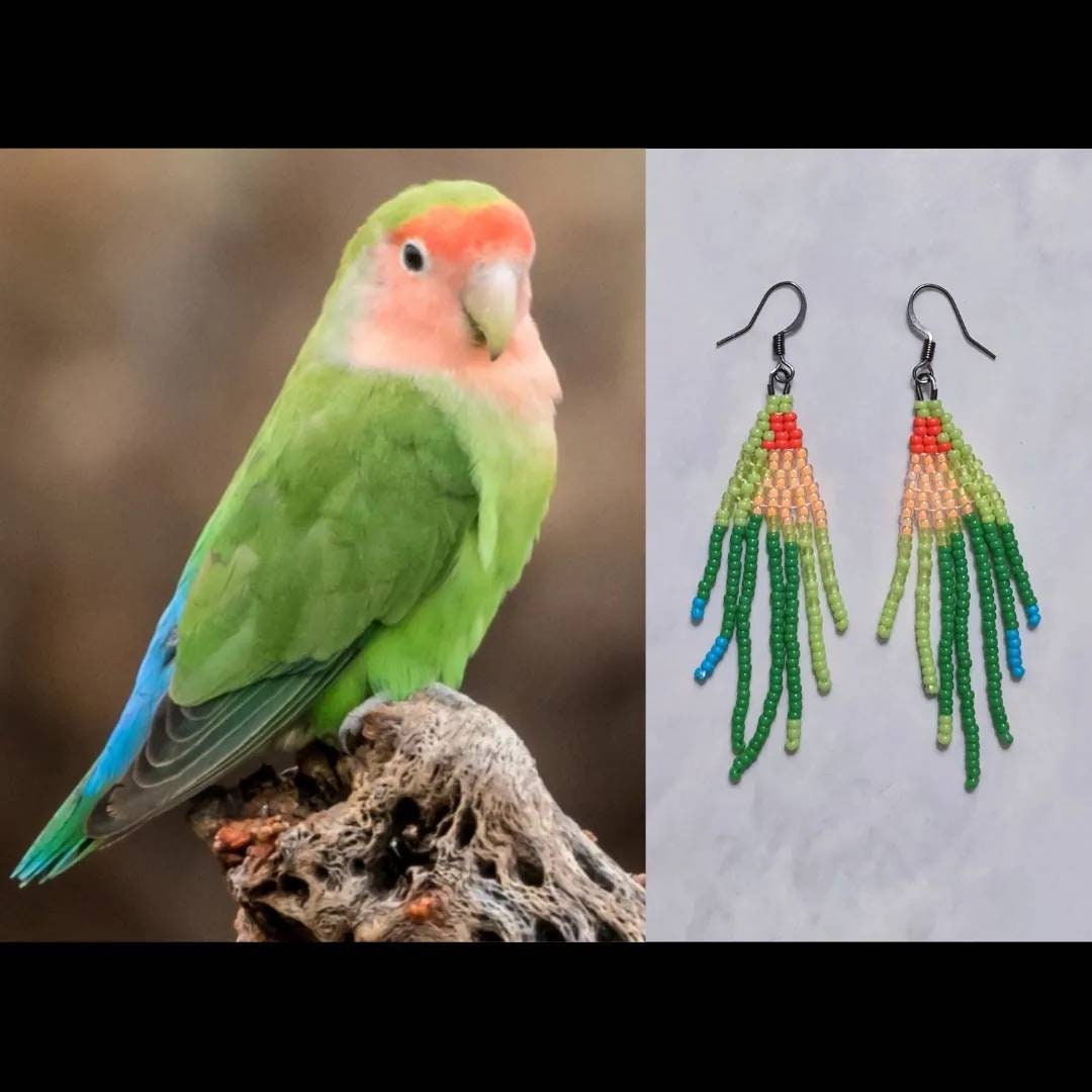 Lovebird earrings store