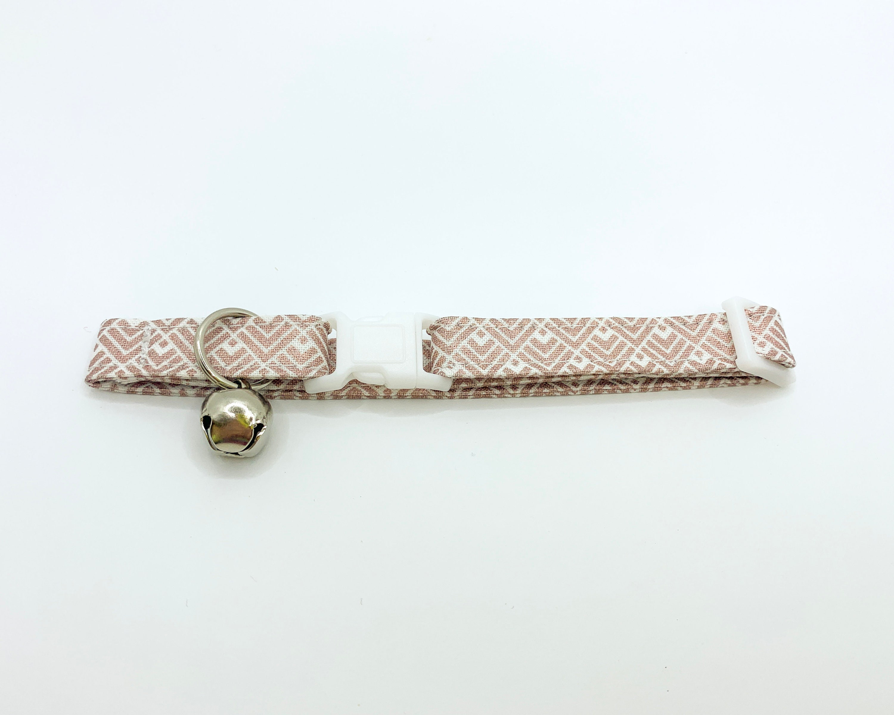 Coral Sparkle Breakaway Cat Collar Adjustable Handmade Etsy