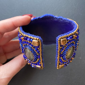 Charmes De Chaussures En Pierres Bleues Lapis Lazuli - Lot De 5 - Pour Sabots, Bracelets - Style Bohème