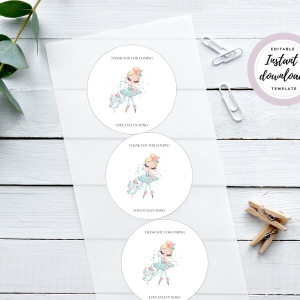 Ballerina Thank You - Etsy