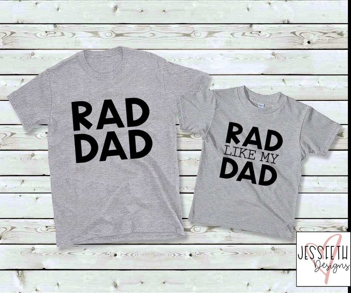 BUNDLE Father's Day Svg Rad Dad/rad Like My Dad Svg - Etsy