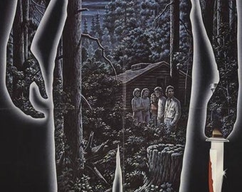 Friday the 13th movie poster print 15 by 24, 11 by 17 or 8.5 by 11