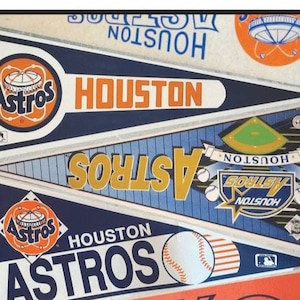 Houston Astros vintage pennant print 15 by 24, 11 by 17
