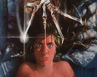 Nightmare on Elm Street movie poster print 11 by 17 or 8.5 by 11