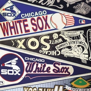 Chicago White Sox vintage pennant print 11 by 17 and 15 by 24