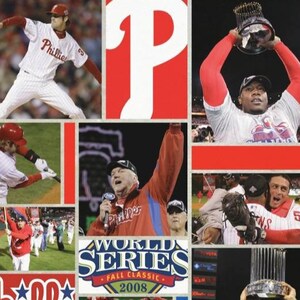 Philadelphia Phillies 2008 World Series Champions print 11 by 17 or 15 by 24
