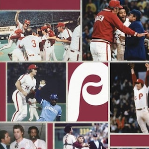 Philadelphia Phillies 1980 World Series Champions print 11 by 17