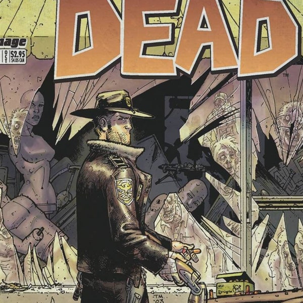 Walking Dead comic #1 cover print 11 by 17, 8.5 by 11 or 15 by 24 (not the actual comic book)