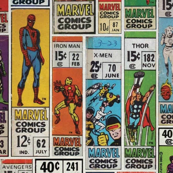 Marvel Comics vintage comic book corner art Print 11 by 17 or 15 by 24
