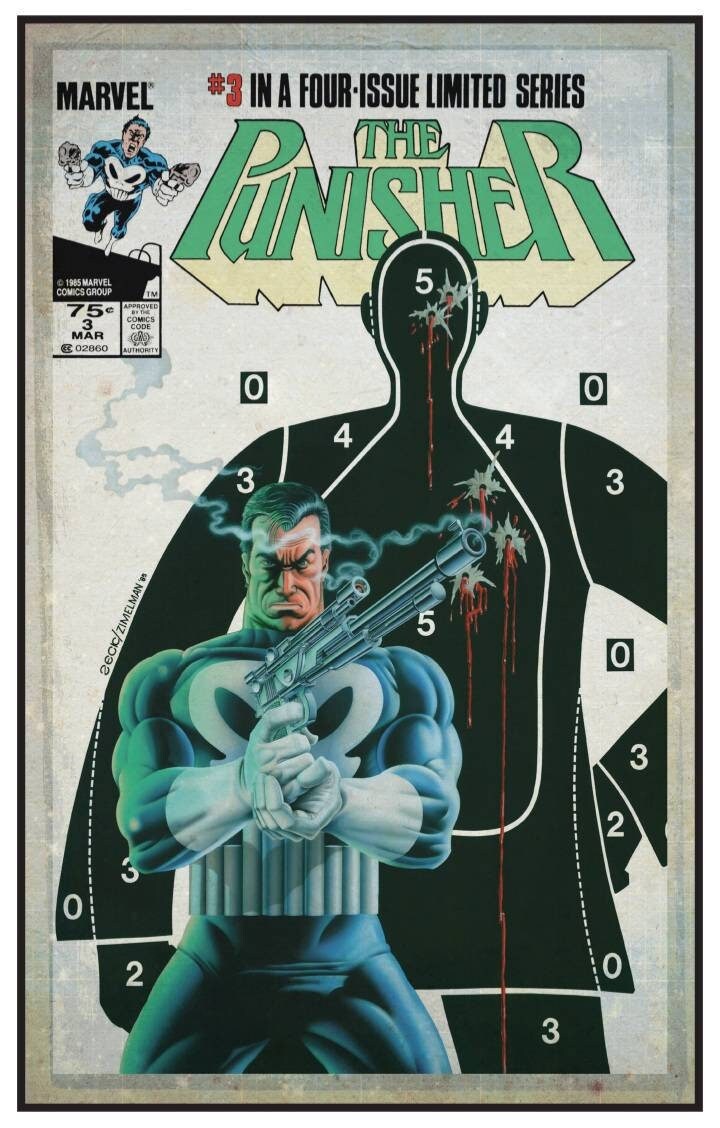Marvel Comics Punisher Mini Series #3 Cover Print 11 by 17