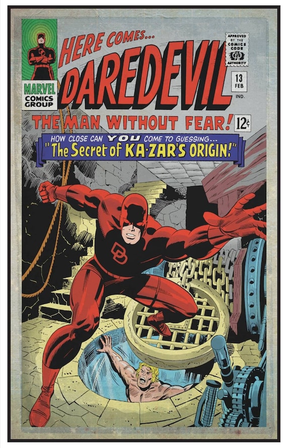 Marvel Comics Daredevil #13 Cover Print 11 by 17, 8.5 by 11 or 15