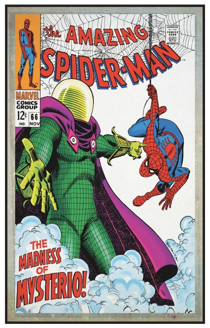 Marvel Comics Amazing Spiderman 66 Featuring Mysterio Cover - Etsy Australia