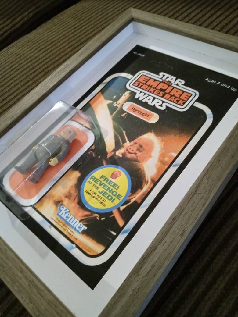 Star Wars Ugnaught Vintage Action Figure 9by13 Shadowbox Etsy