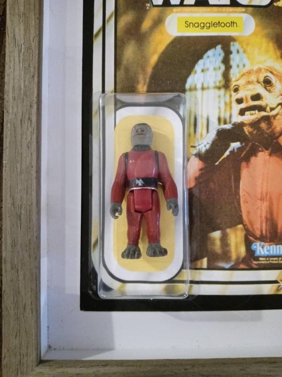 Star Wars Snaggletooth Vintage Action Figure 9by13 Shadowbox