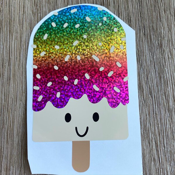 Large Ice Cream Decal Etsy