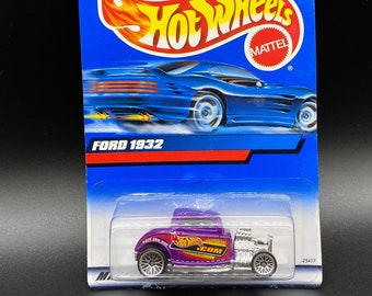 2005 Hot Wheels 32 Ford Coupe Blue Classic Style Diecast Hot Rod