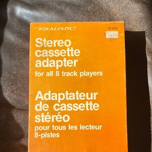 Adaptateur Cassette 8 Pistes Vintage AudioVox CA-1 - Fabriqué Au Japon