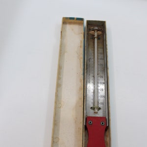 Vintage Taylor Deep Frying Guide Thermometer, No. 5917, Made in Canada, Original Box and Fully Functioning, Vintage Thermometer, Thermometer