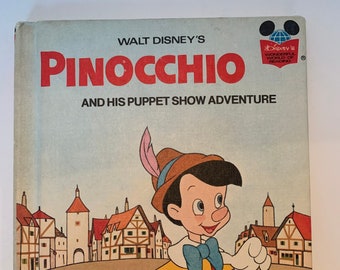 1939年ヴィンテージ本 ピノキオ ウォルト・ディズニー版 グロセット