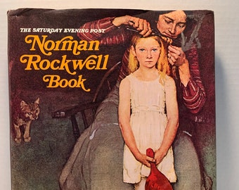 サタデー・イブニング・ポスト/ノーマン・ロックウェル/実物/額装 1976年 ノーマン・ロックウェルとサタデー・イブニング・ポスト 初期の