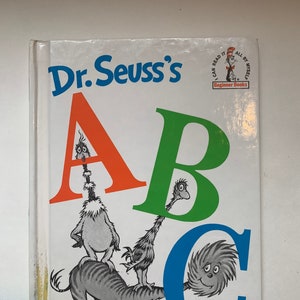 Vintage Dr. Seuss ABC Anfängerbücher, Grolier Book Club Edition, Dr. Seuss ABCs Buch, Vintage Kinderbuch, Dr. Seuss Buch, Vintage Dr Seuss