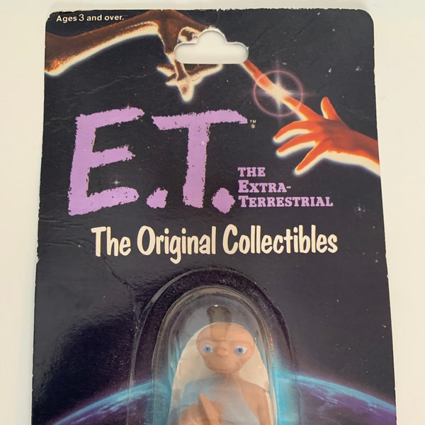 E.T. The Extra-Terrestrial The Original Collectibles Reading Figurine 1982, ET Figurine, Vintage ET Toy, Vintage ET Figurine, original et