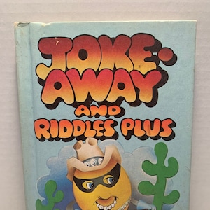 Vintage Joke Away en Riddles Plus Samengesteld door Robert F. Vitarelli, Educational Joke Publications, Children's Joke Book, Kids Riddle Book