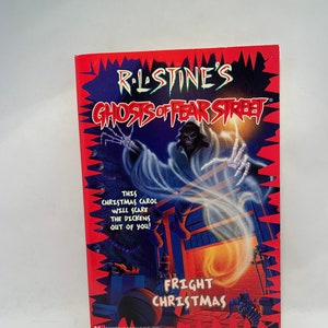 R.L. Stines Ghosts of Fear Street Fright Christmas Book 1996, Parachute Press RL Stine Book, R.L. Stine libro 15 Fright Christmas, RL Stine