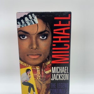 Vintage Michael Jackson The Legend Continues VHS 1988, Michael Jackson VHS, Motown Productions Michael Jackson The Legend Continues, Jackson