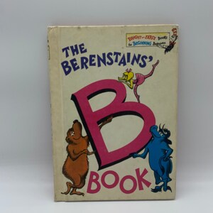 Vintage 1971 The Berenstains B Buch, Helle und frühe Bücher für Anfänger 1971, Vintage Berenstains 'Bärenbuch, The Berenstains