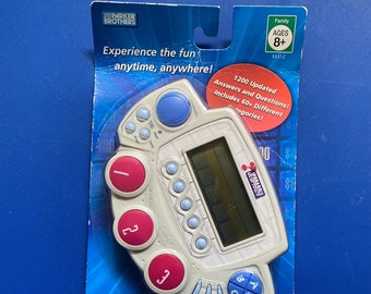 Jeopardy Amerikas favoritquizshow Handhållet spel New Old Stock, Parker Brothers Sealed Jeopardy Handhållet elektroniskt spel, NOS Jeopardy