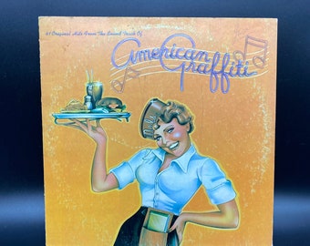 America Graffiti Original Soundtrack 41 Songs 1973 Vinyl Record, 1973 American Graffiti Double Record Album, American Graffiti Soundtrack LP