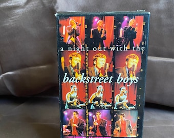 Night Out With The Backstreet Boys VHS, March 28 1998 Cologne Germany The Backstreet Boys VHS, Vintage The Backstreet Boys Live Concert VHS