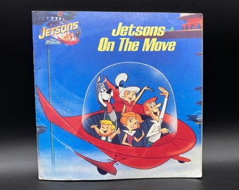 Jetsons The Movie Jetsons On The Move Book, 1990 Jetsons On The Move, Hanna-Barbera Jetsons On The Move Book, Jetsons The Movie Book