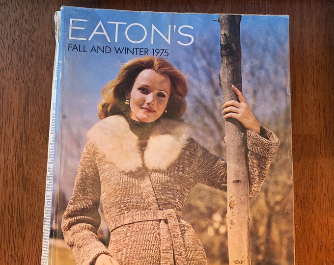 1975 Eatons Catalog Vintage Catalogue Eaton S Fall Winter Catalogue