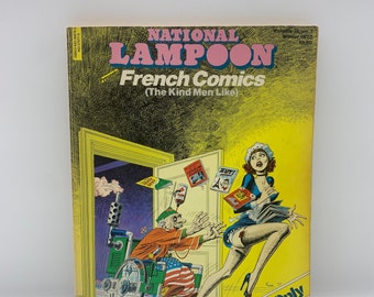 National Lampoon Presents French Comics The Kind Men Like Volume III No. 1 Winter 1978,  National Lampoon Adult Themed Comics, Mature Comic