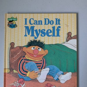 I Can Do It Myself, Sesame Street Book Club, 1980 Children’s Television Workshop Muppet Characters, Jim Henson’s Sesame Street Muppets Ernie