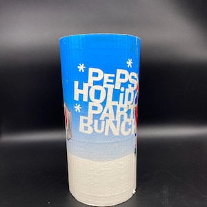 Vintage Pepsi Cola Pepsi Holiday Party Bunch Corigated Wall Advertisement, Pepsi, Diet Pepsi, Pepsi Max, 7UP, Mountain Dew Holiday Advert