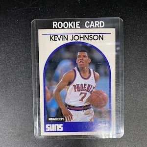 Carte de basket-ball Kevin Johnson Phoenix Suns NBA 1989, Carte de basket-ball Kevin Johnson Guard Suns, Carte de basket-ball Kevin Johnson 1989, Carte de basket-ball Kevin Johnson 1989