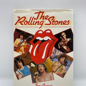 Vintage The Rolling Stones door Tony Jasper, 1984 Treasure Press Edition van The Rolling Stones uit de jaren zestig tot heden hardcover