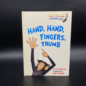 Vintage Hand, Hand, Finger, Daumen Dr. Seuss, Dr. Seuss Buch 1969, Vintage Dr. Seuss, Vintage 1969, Hand, Finger, Daumen Hell & Früh Buch