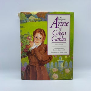 Anne of Green Gables Junior Edition by L.M. Montgomery, Vintage Anne of Green Gables Junior Edition 1991, 1991 Anne of Green Gables Book