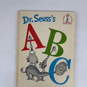 Vintage Dr. Seuss ABC Anfängerbücher, Grolier Book Club Edition, Dr. Seuss ABC Buch, Vintage Kinderbuch, Dr. Seuss Buch, Vintage Dr. Seuss