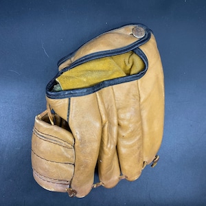 Cooper Weeks Junior Pro Goodyear Baseball Glove, Vintage Cooper Weeks Junior Pro Leather Baseball Glove, Cooper Week Goodyear Baseball Glove
