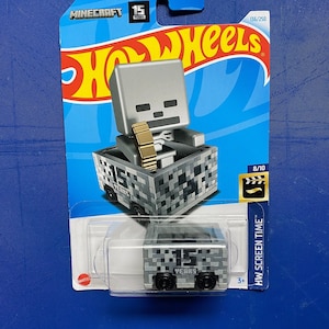 Hot Wheels 15 Years Minecraft Mine Cart, Minecraft Hot Wheels Minecart, Minecraft MineCart, Hot Wheels Minecart HW Screen Time #8, Minecraft