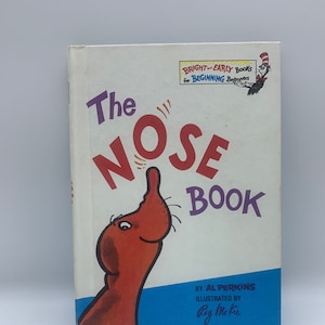 Vintage The Nose Buch Dr. Seuss, Dr. Seuss Buch 1970, Vintage Dr. Seuss Buch, Vintage The Nose Buch Ein helles & frühes Buch, Vintage Dr. Seuss