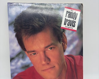 The Randy Travis Songbook, Vintage The Randy Travis Songbook for Piano Vocal & Guitar, 22 Randy Travis Songs, Randy Travis Sheet Music