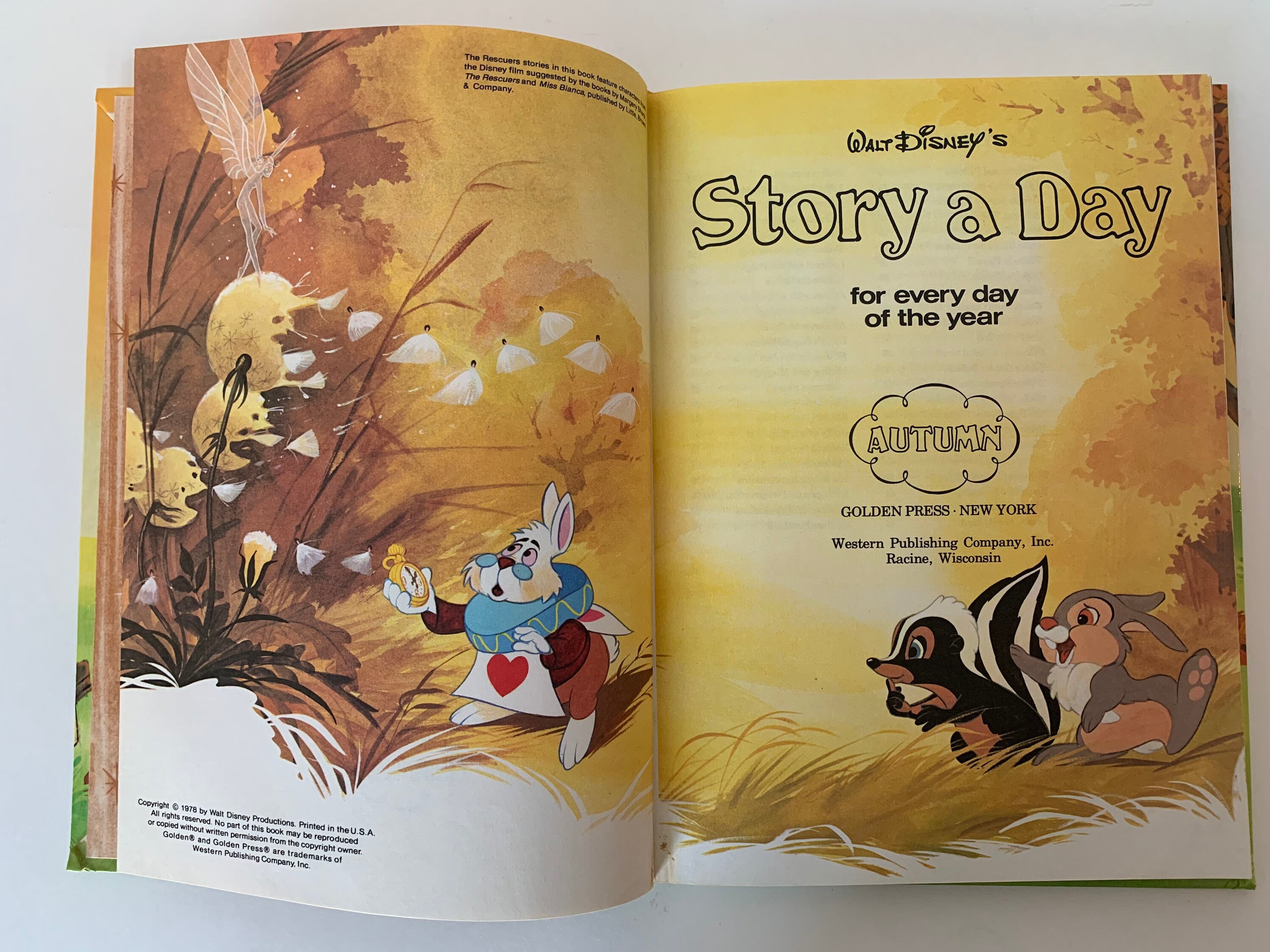 Walt Disney's Story a Day for Every Day of the Year Autumn 1978
