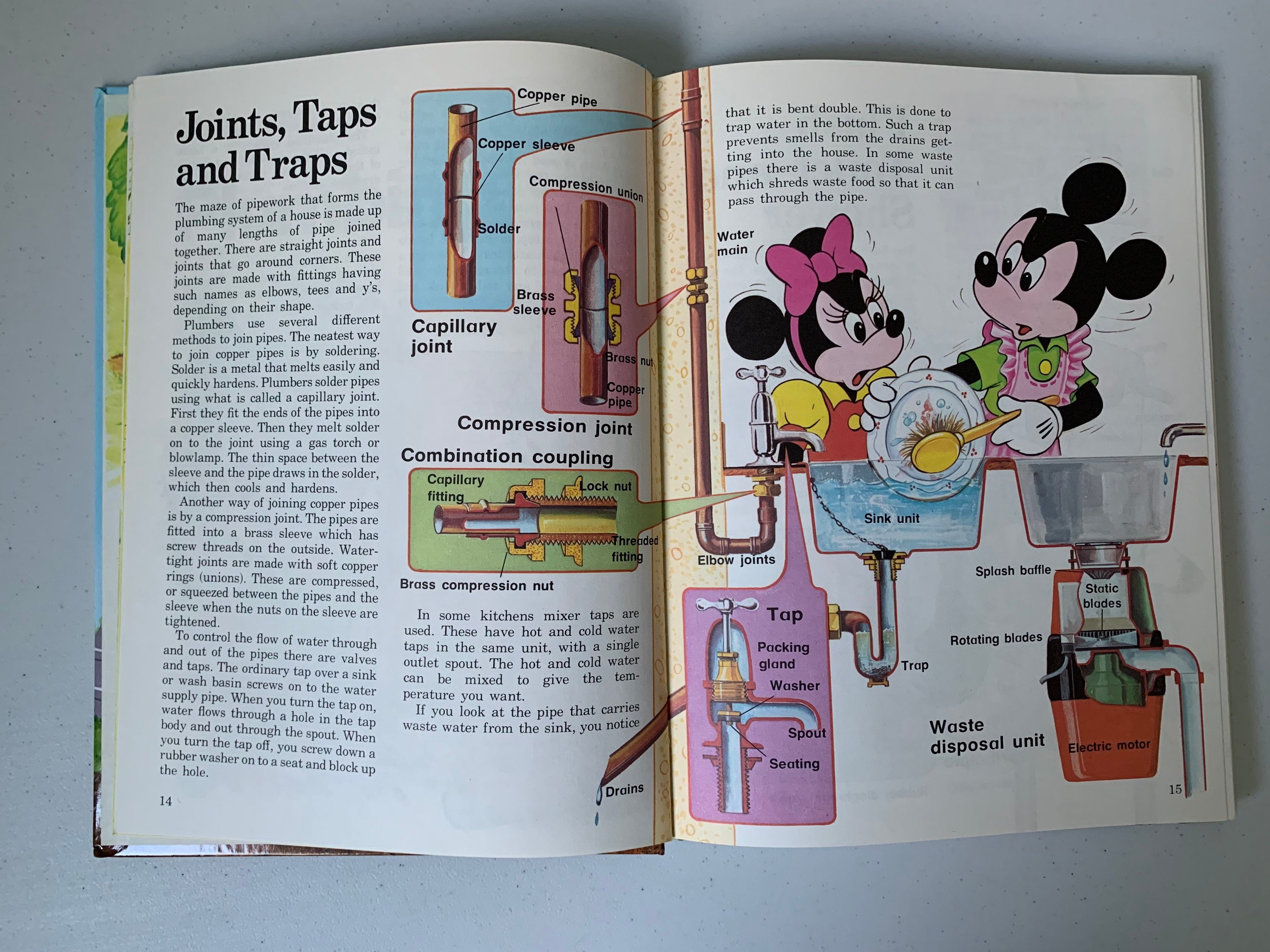 Vintage Walt Disney's How It Works in the Home, 1982 Walt Disney